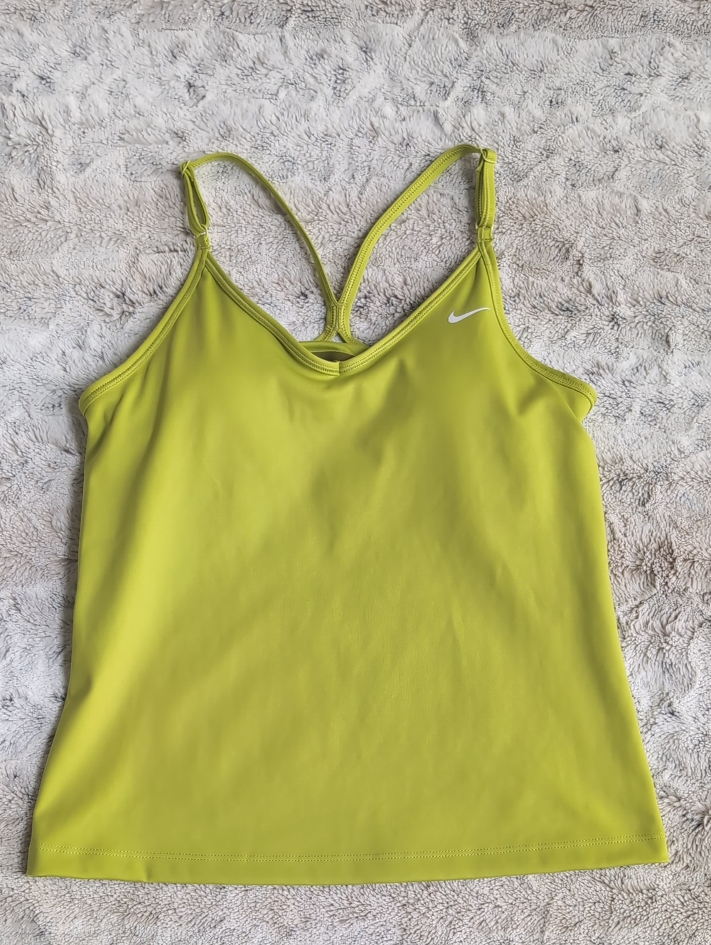 Nike Indy Bright Cactus Dri-Fit Performance Tank